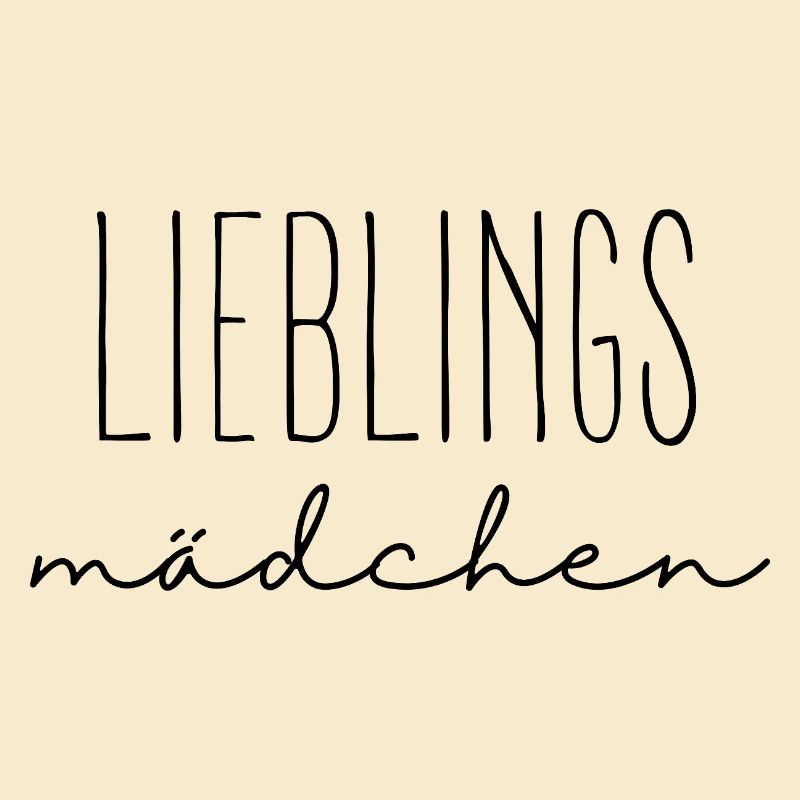 Minimaliste – Fille préférée | Conception typographique