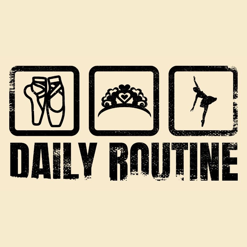 Routine quotidienne du danseur de ballet