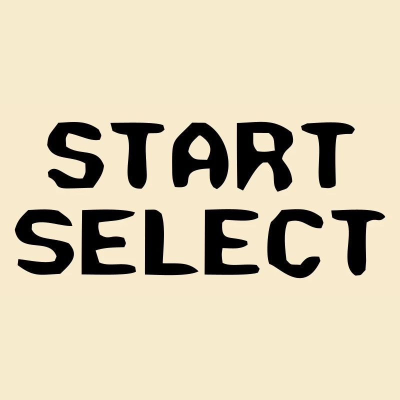 Start Select 8-Bit Text