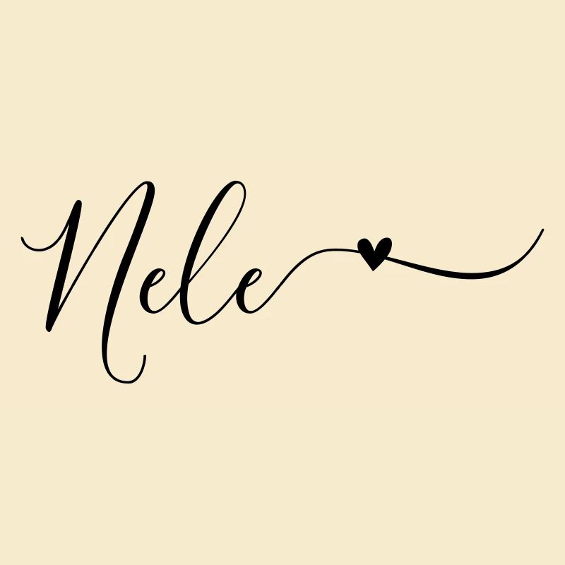 Nele Name First Name Decorative