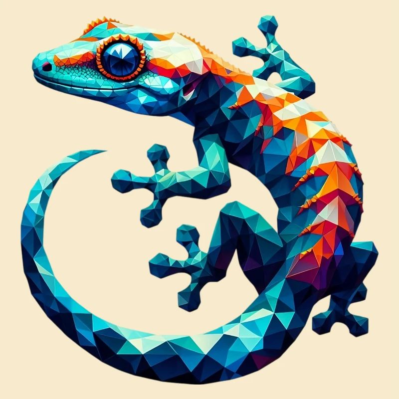 Polygonal gecko