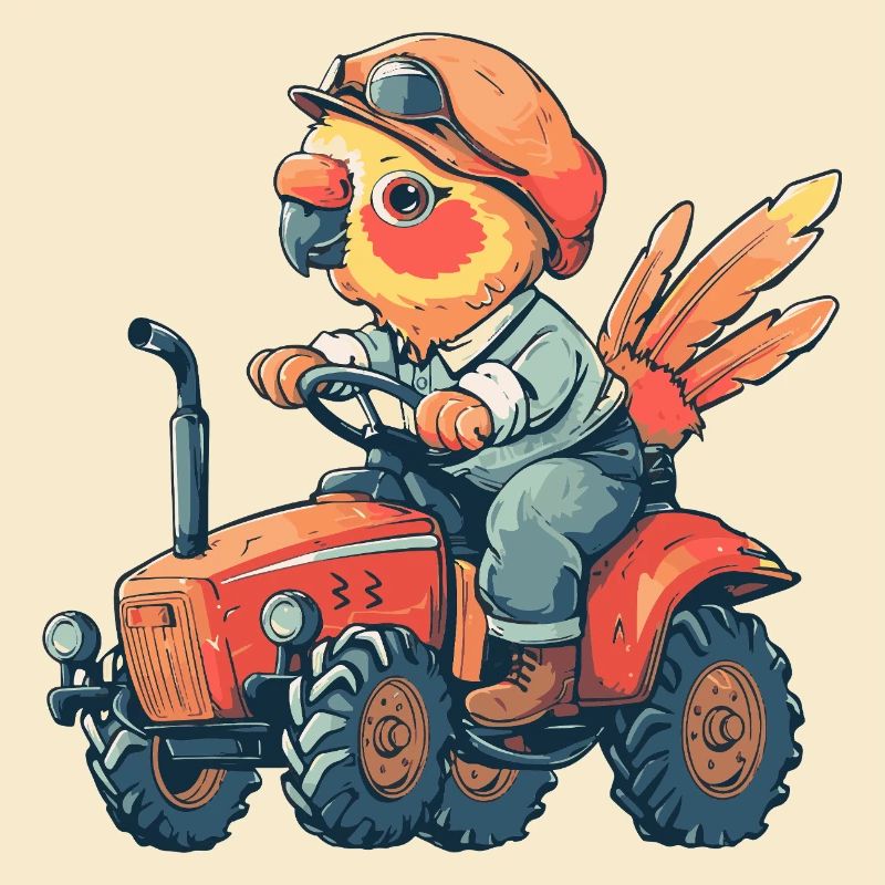 Parrot Tractor Farmer