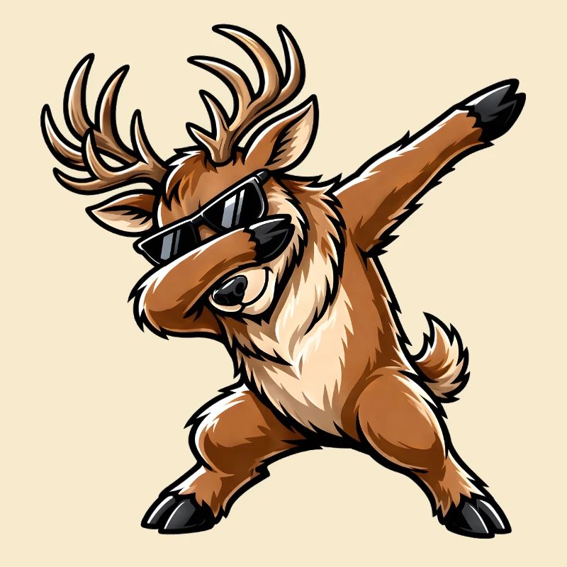 Dabbing Hirsch
