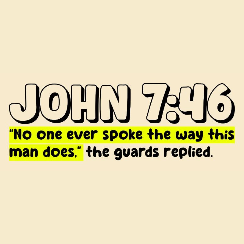 Johannes 7:46 | Bibelzitat