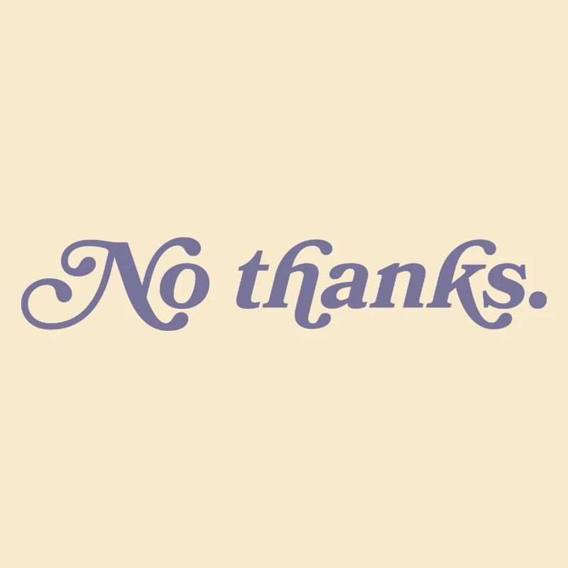 Non merci.