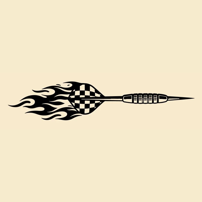 Symbole de fléchette Feu