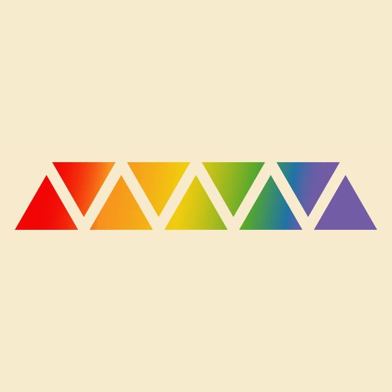 Rainbow triangle