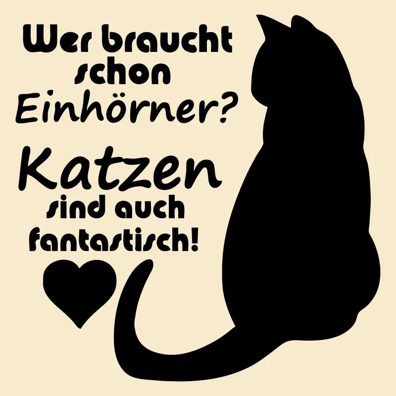 Katzen vs Einhörner Einhorn Katze Fun Geschenk