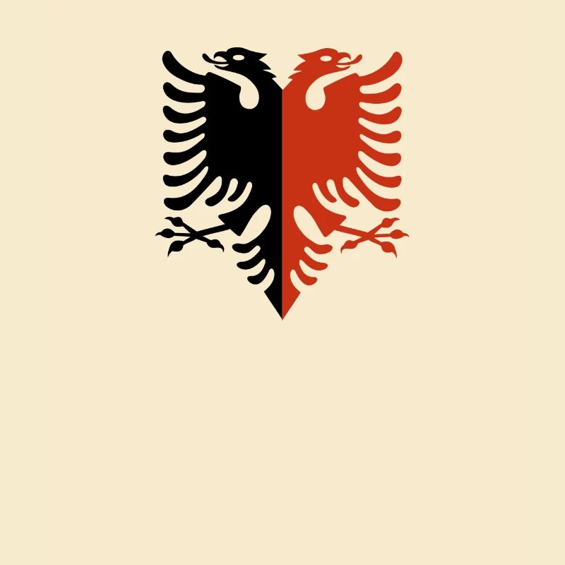 Albanian Eagle Red-Black "Dual Pride"