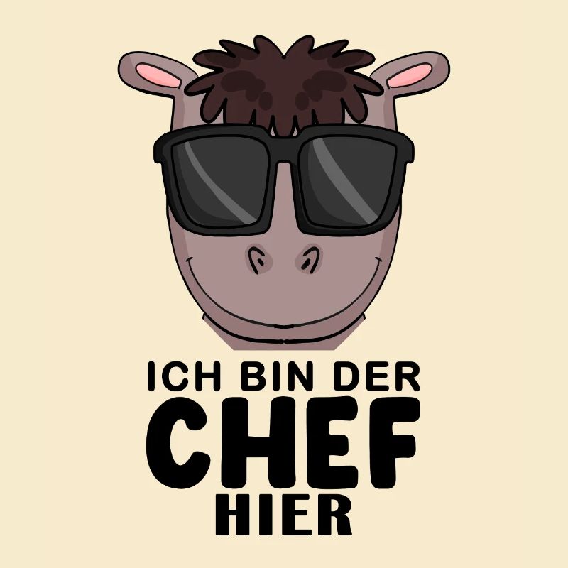 Cool Pferd Chef Spruch
