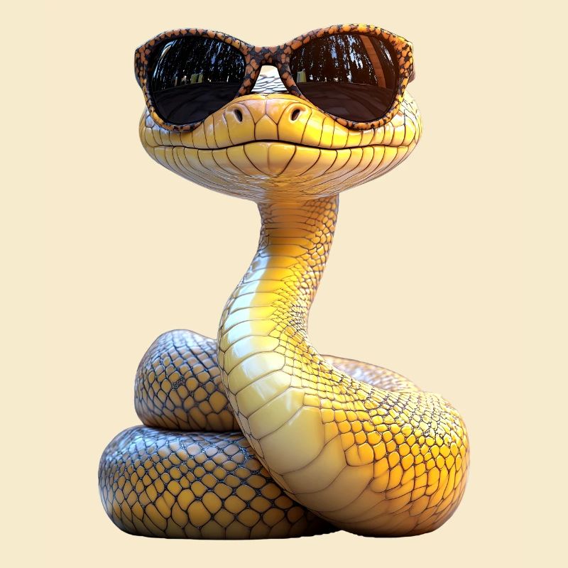 Serpent Python Cobra Mamba Serpent à sonnettes Serpent