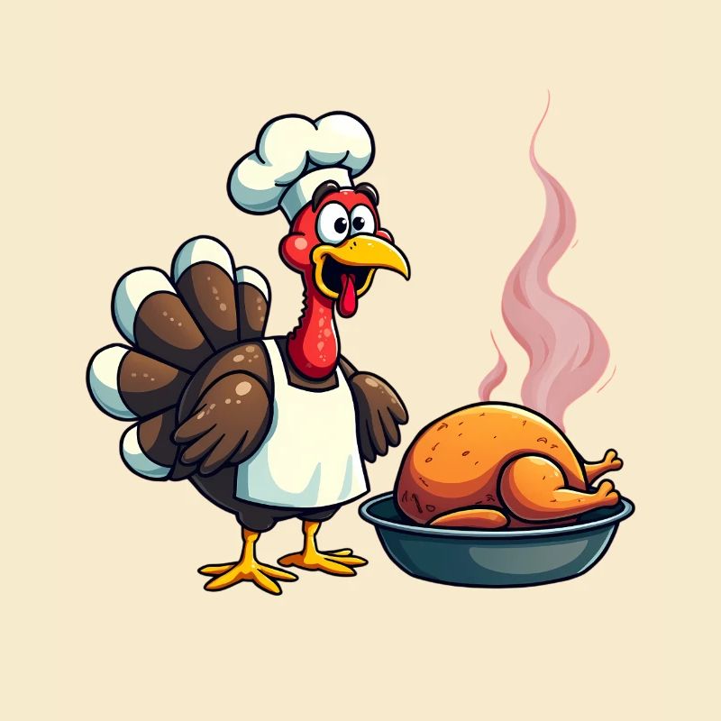 Cuisinier de dinde de Thanksgiving