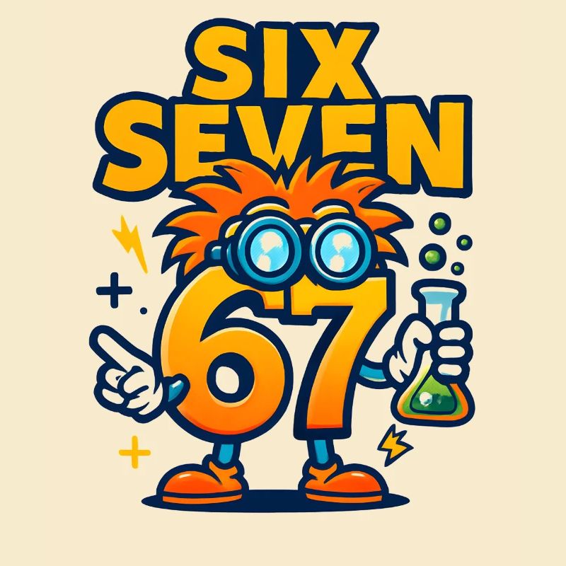 Six Seven 67 Science Humor Nerd Gift Idea