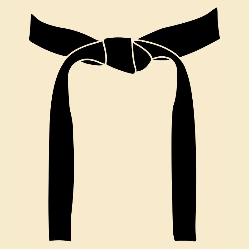 Kampfsportband oder Obi