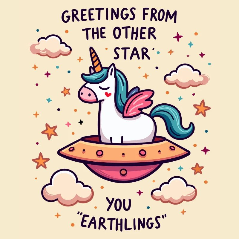 Licorne vue de l’espace