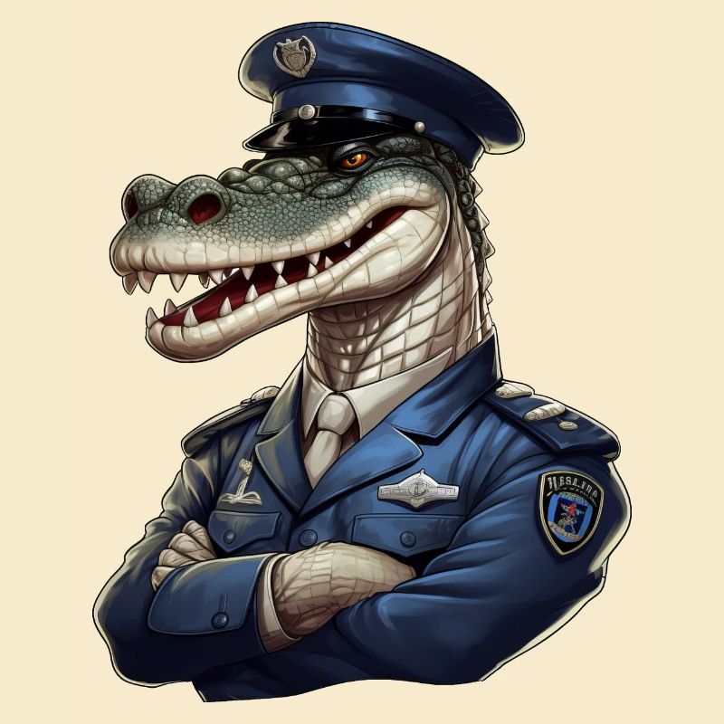 Crocodile Policeman