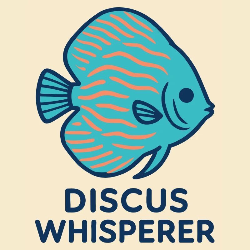 Passionate about Blue and Orange Discus Fish