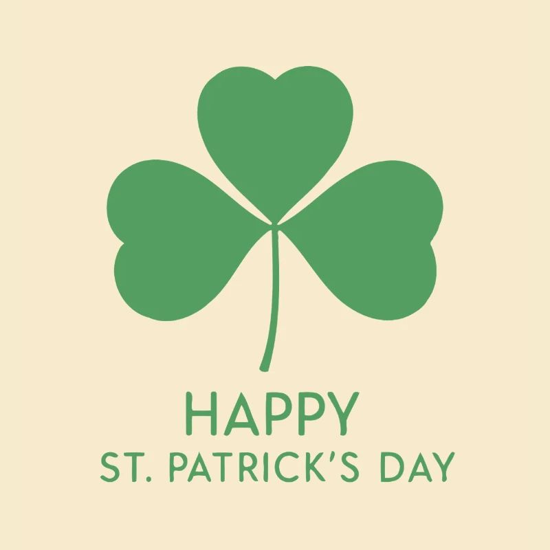 Trèfle Vert Saint Patrick