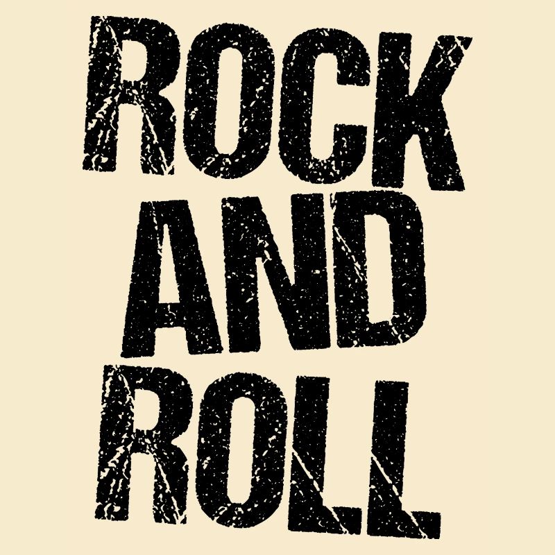 Conception typographique en dégradation rock and roll