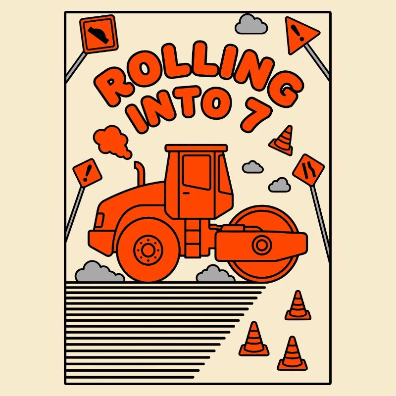 Rolling Into 7 Steamroller