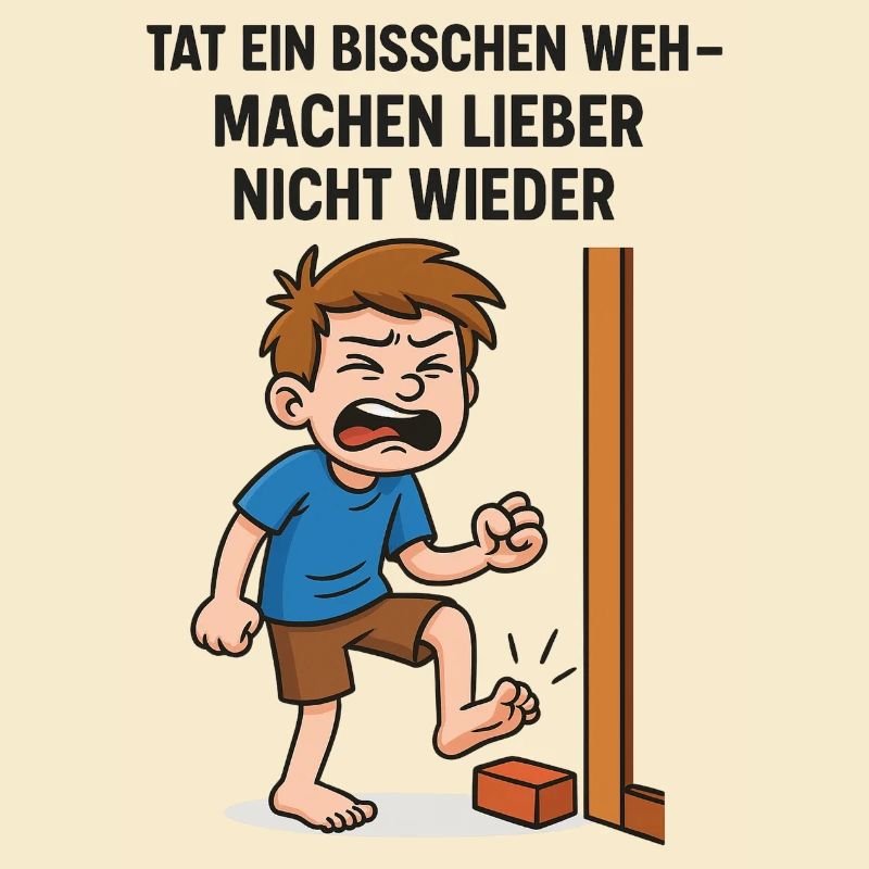 Young Comic Illustration Rather Not Again