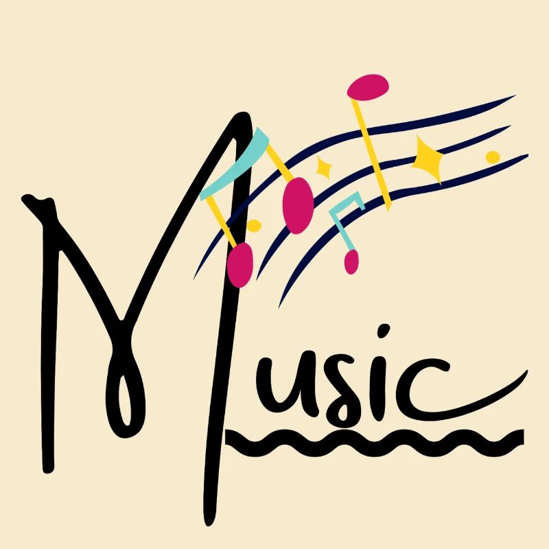 Colored Music Notes