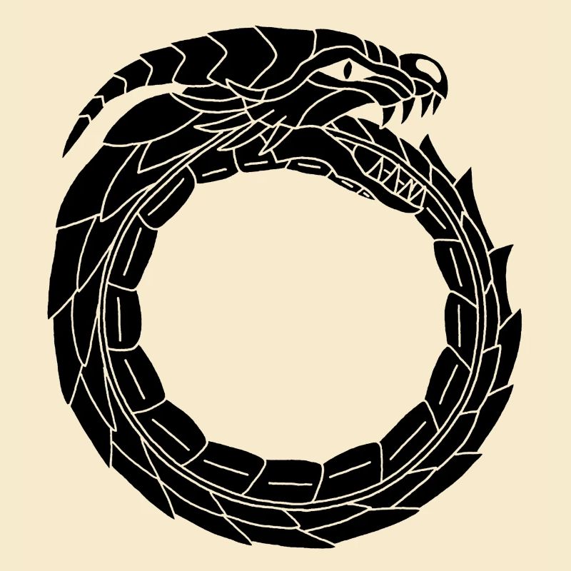 Verschlingender Schwarzer Drache