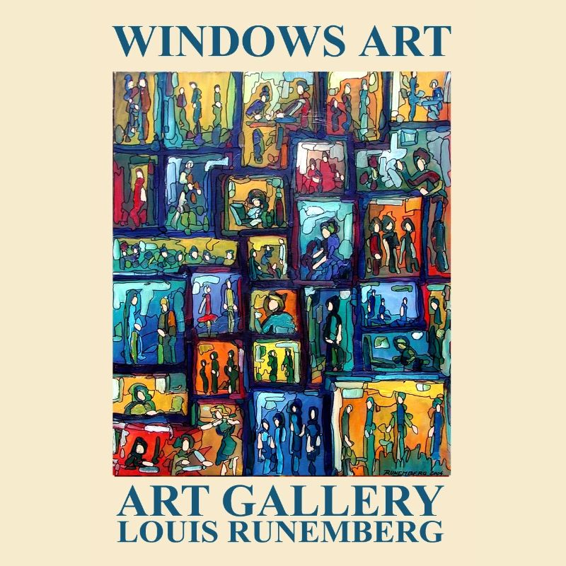 WINDOWS ART CREATION Louis RUNEMBERG © Adagp