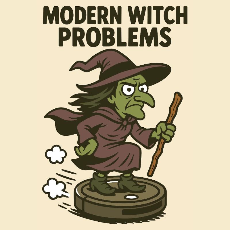 Modern Witch Problems – Lustiges Hexen Design