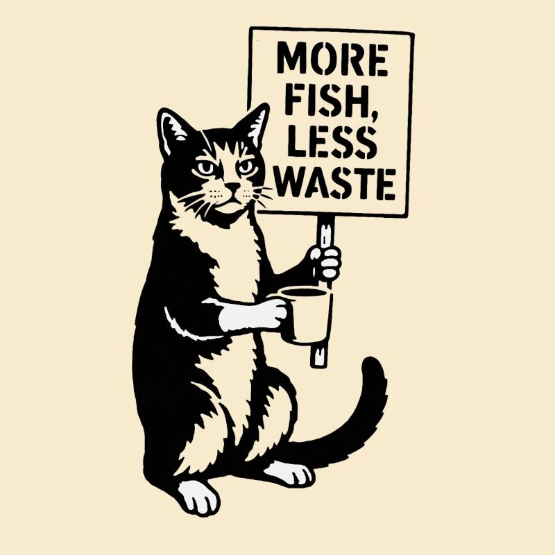 Plus de poissons, moins de chats de déchets