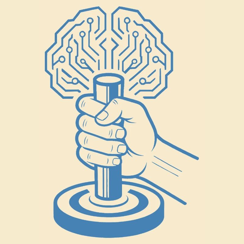 Digital Brain Cyborg Artificial Intelligence Ste