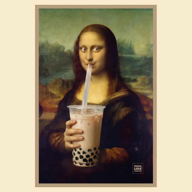 Mona Sip Bubble Tea Portrait