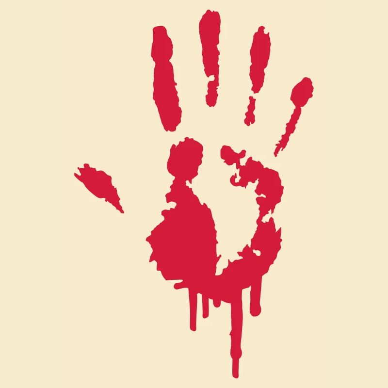A handprint Graffiti