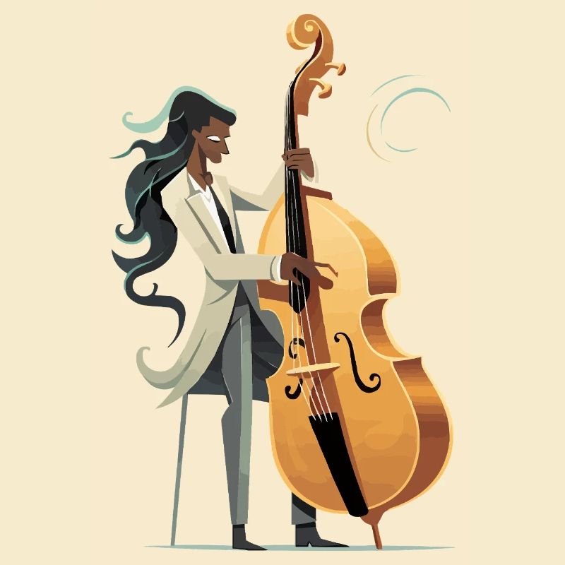 Maître du violoncelle dans le style moderne
