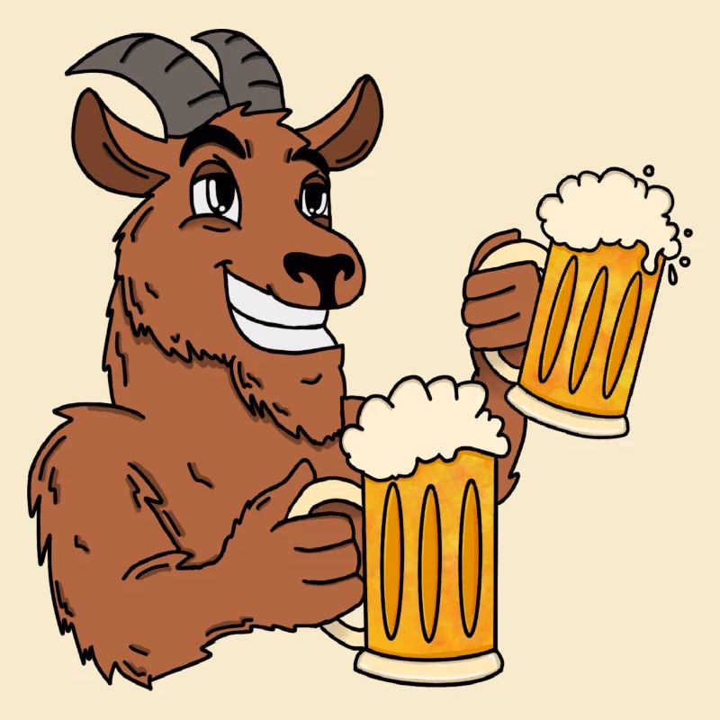 Saufender Bock