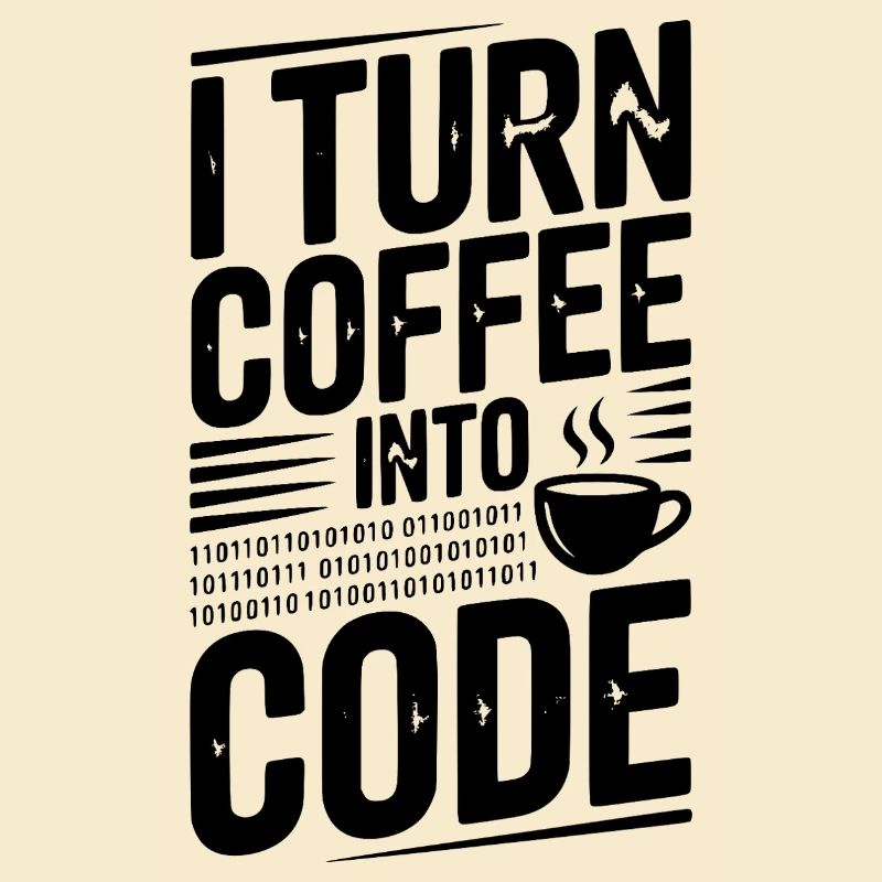Je transforme le café en code