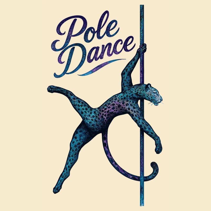 Pole dance Léopard Pole Dancer Pole Cadeau