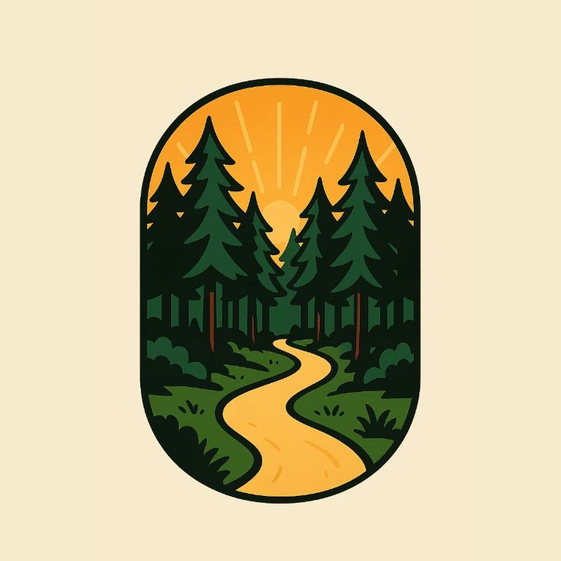 Évasion sur le sentier forestier