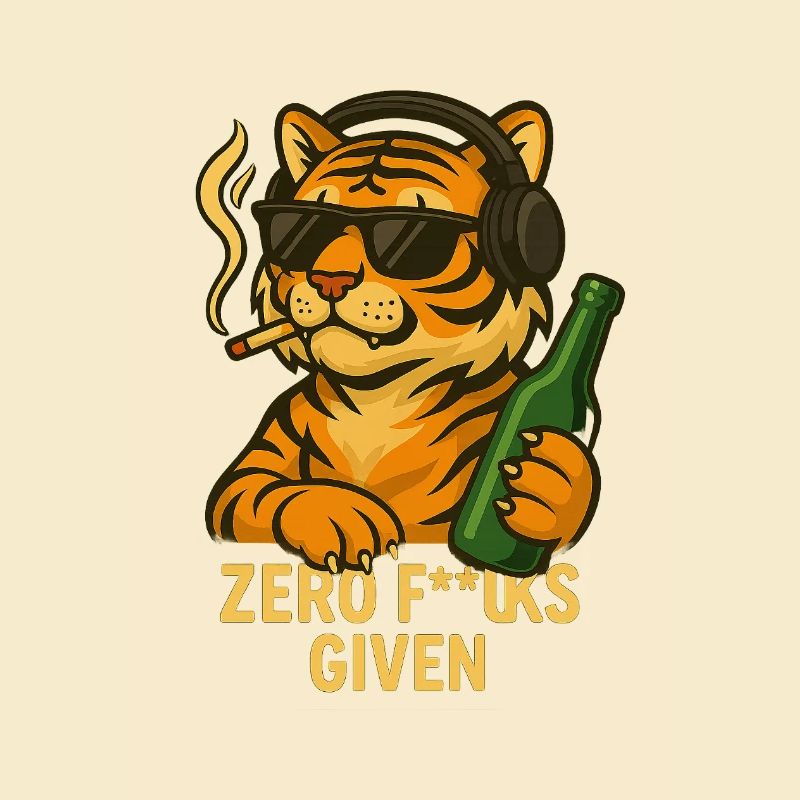 Badass Tiger – Zero F**ks Given
