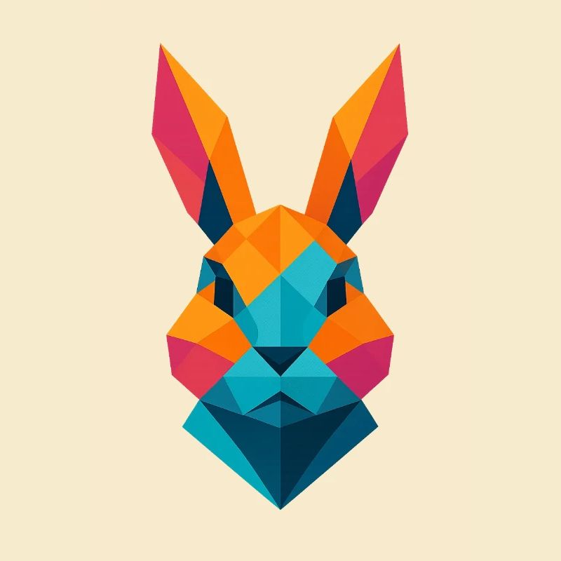 Lapin | Tête de lapin Impression / Impression / Design