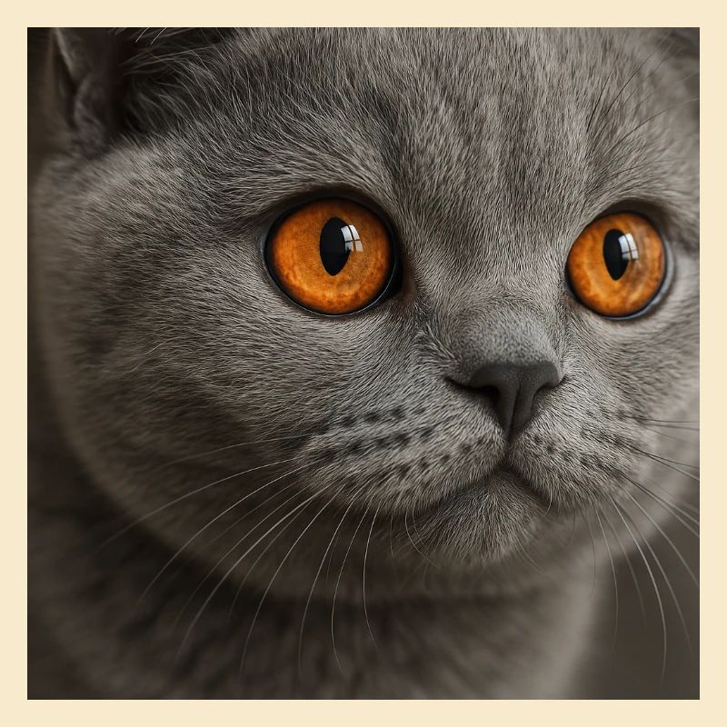 Conception détaillée de l’œil de chat