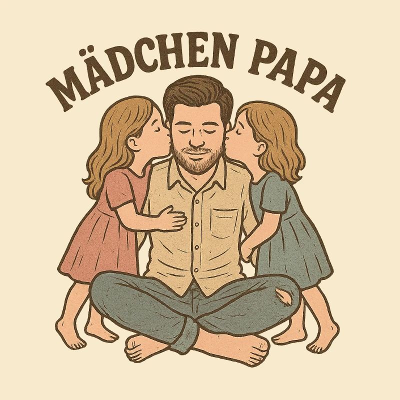 Fatherly love with two daughters