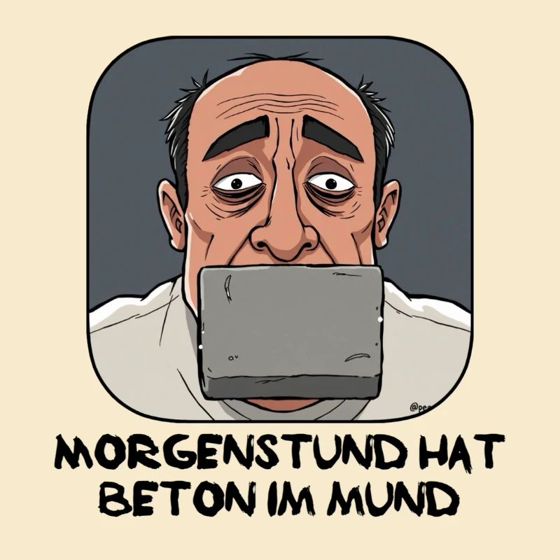 Bildschirmfokus Cartoon