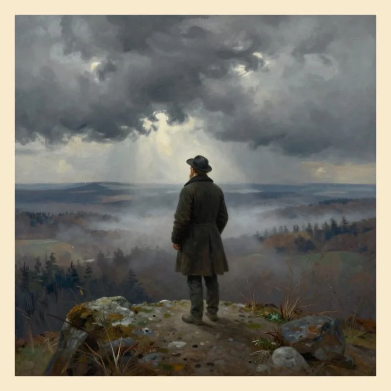 Blick in den Nebelberge