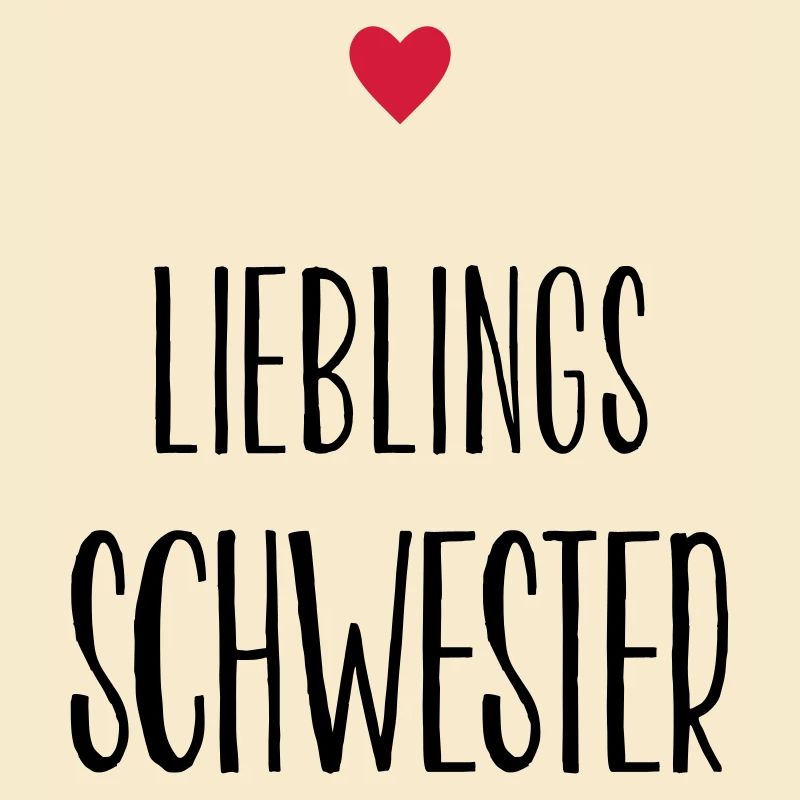 Schwester Lieblingsschwester Herz Geschenk