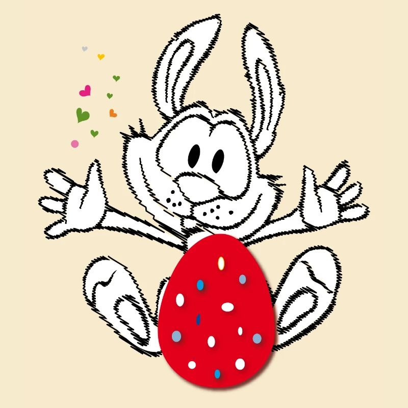 Easter Bunny with Easter Egg