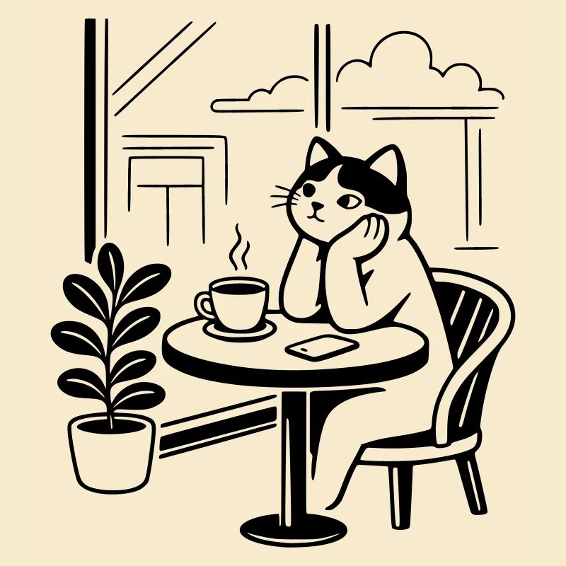 Café des chats attentionné