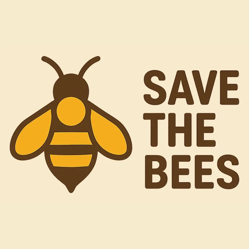Save the Bees – Bee Logo