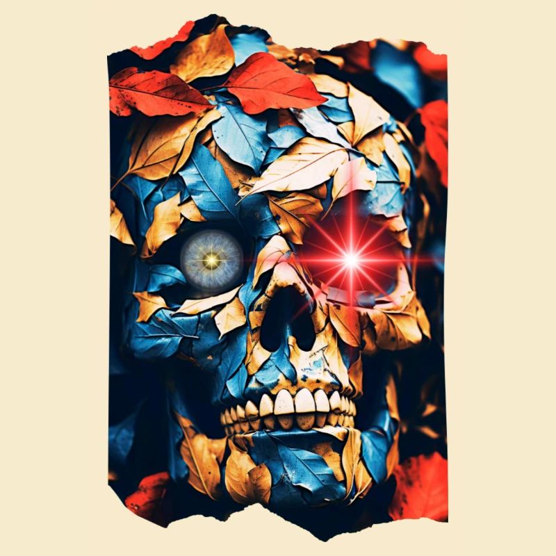 Skull Pop Art