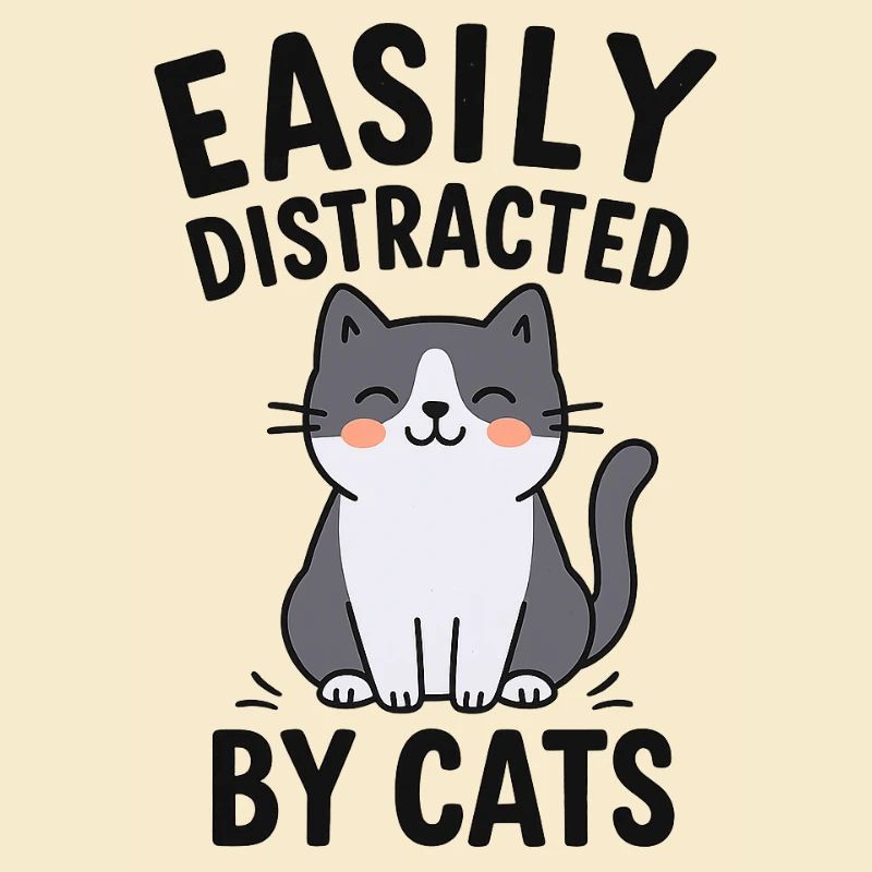 Conception de thème de chat humoristique